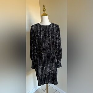H&M Black/White Dress- Size 8